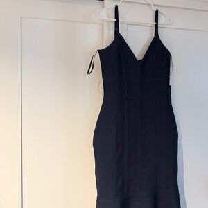 VENUS Blue Strapless Dress